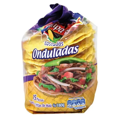 TORTILLA TOSTADA ONDULADA MILPA REAL 180g